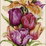 free cross-stitch patterns flowers