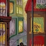 free cross-stitch pattern "Night tango"