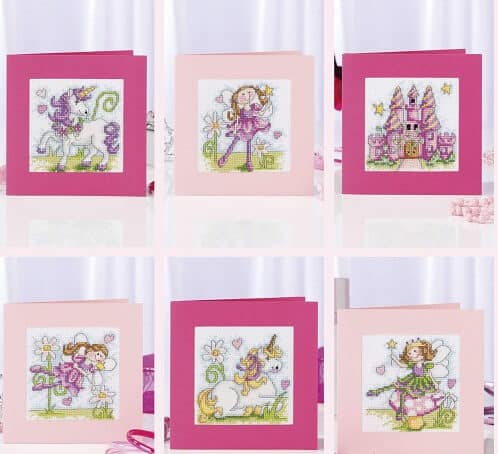Fairytale cards-cross-stitch design