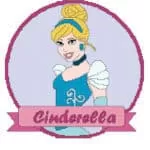 cinderella cross-stitch design