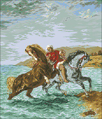 "Horses Coming Out of the Sea"