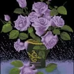 lilac-roses-free-cross-stitch-design