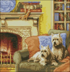 at-the-fireplace-free-cross-stitch-design