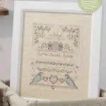 Birdhouse sampler-free cross-stitch design Birdhouse sampler-free cross-stitch design