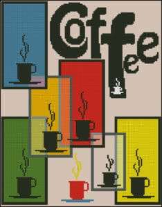 Free cross-stitch pattern "Coffee"