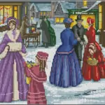 Christmas festivities-cross-stitch pattern