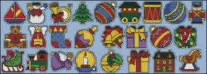 Christmas toys-free cross-stitch pattern