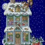 Christmas Eve-free cross-stitch design