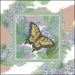 Butterfly-cross-stitch design