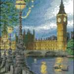 London. Big Ben-cross-stitch design