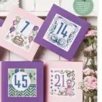 Birthday greeting card-cross-stitch pattern