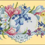 Easter present-cross-stitch pattern