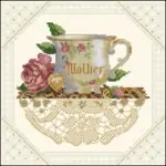 Mum cup-cross-stitch pattern