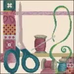 Embroidery accessories-1 cross-stitch design