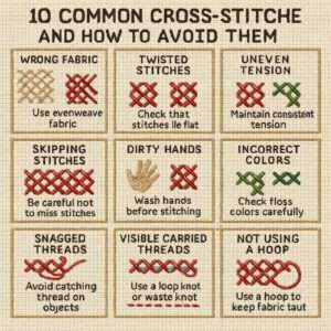 10 Common Cross-Stitch Mistakes and How to Avoid Them
