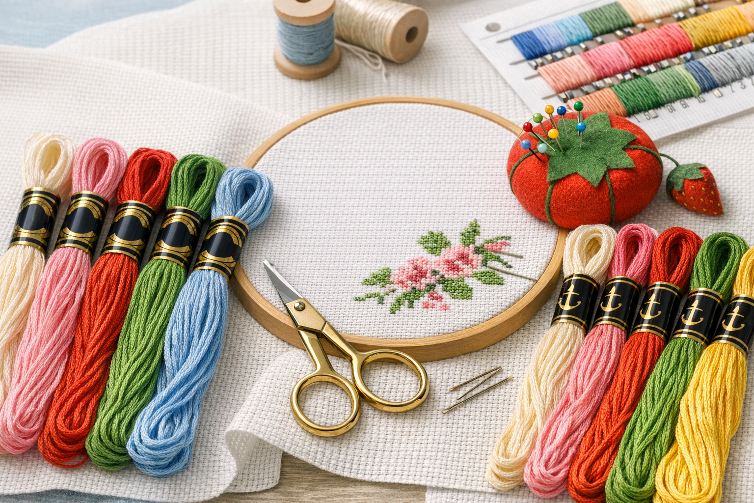 Featured image for DMC vs. Anchor Floss: Which Thread Is Better for Cross-Stitch Projects