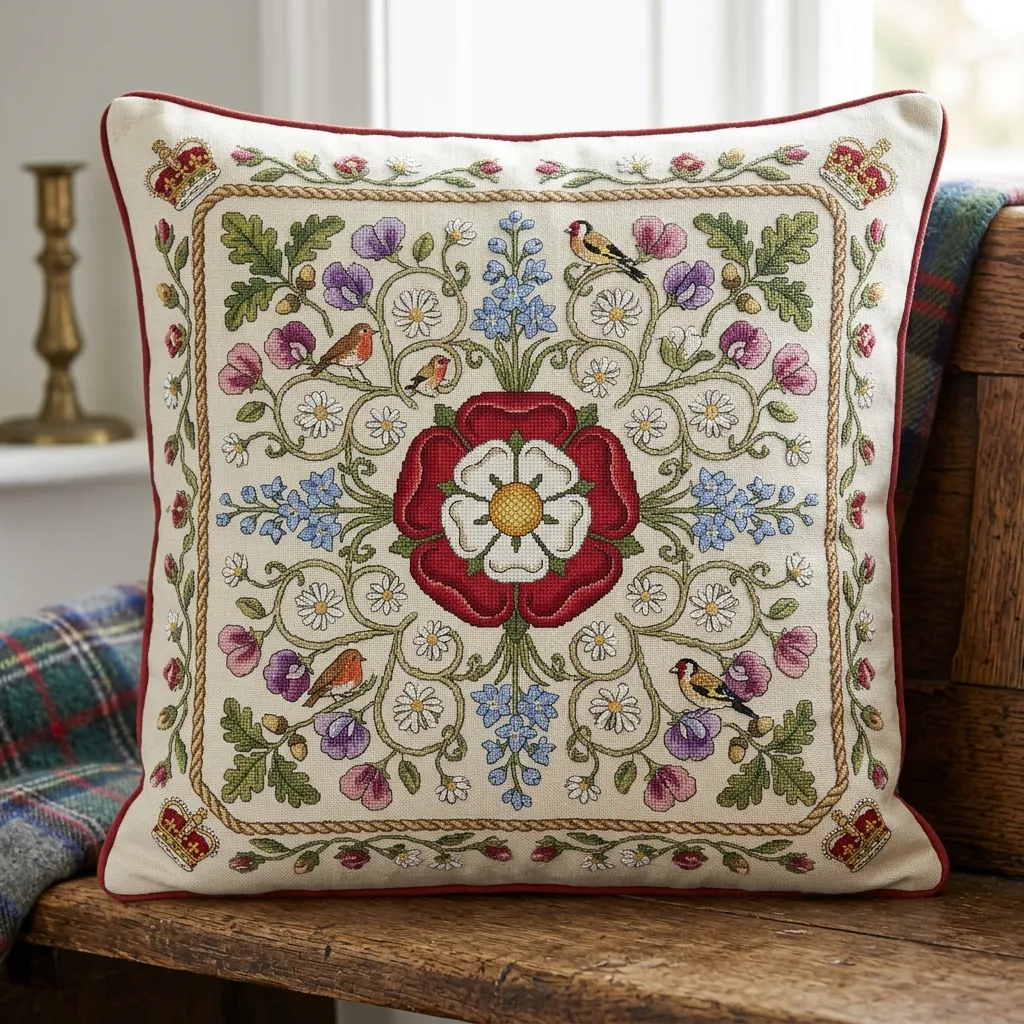 cross-stitch designs for pillow