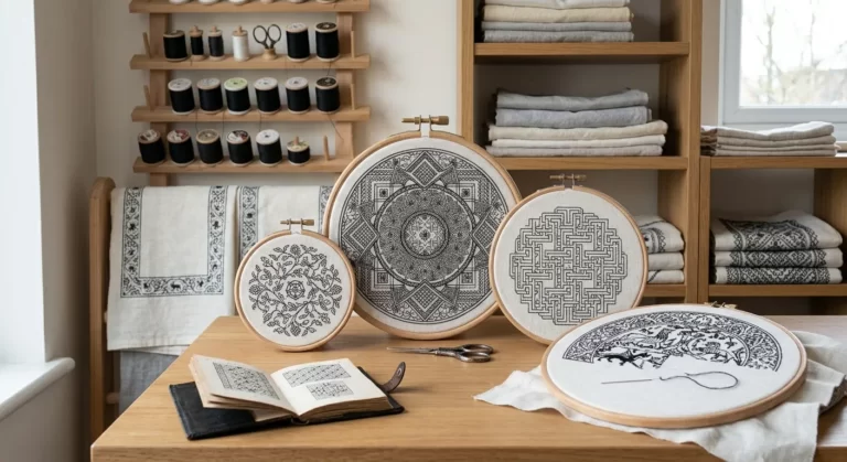 The Art of Blackwork Embroidery: History, Patterns, and Beginner Tips